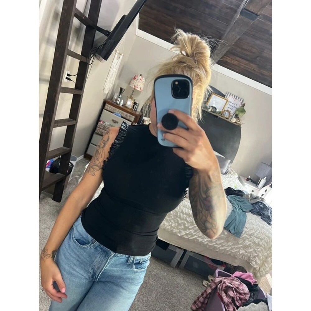 Sundays in Brooklyn tank ruffle